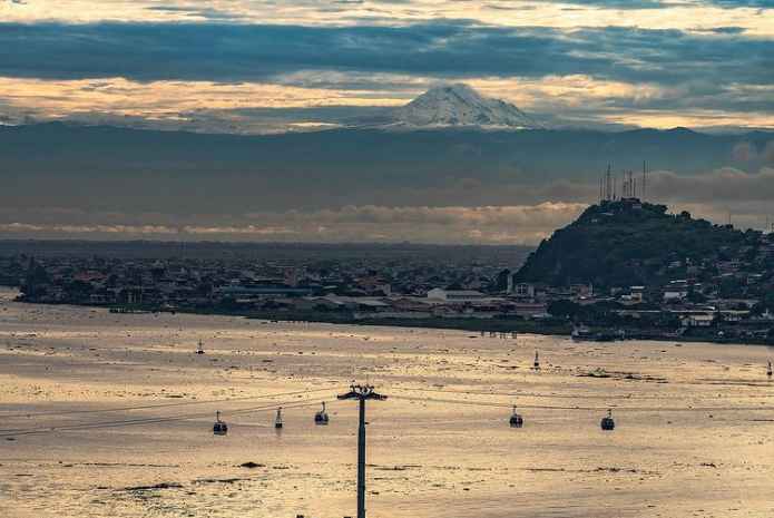 El majestuoso Chimborazo: su cercanía a la costa y su imponente presencia en el horizonte de Guayaquil