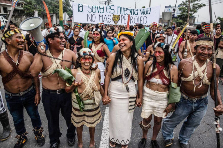Tagaeri y Taromenane: vivir en aislamiento para sobrevivir. Defienden su territorio, su cultura y su derecho a existir en paz. Foto: Mongabay