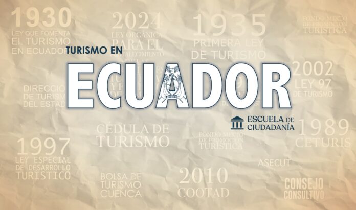 El turismo en Ecuador se ha construido sobre casi un siglo de leyes, decretos y planes. Conocer este marco legal es entender cómo el país ha buscado consolidar al turismo como política de Estado y motor de desarrollo sostenible.