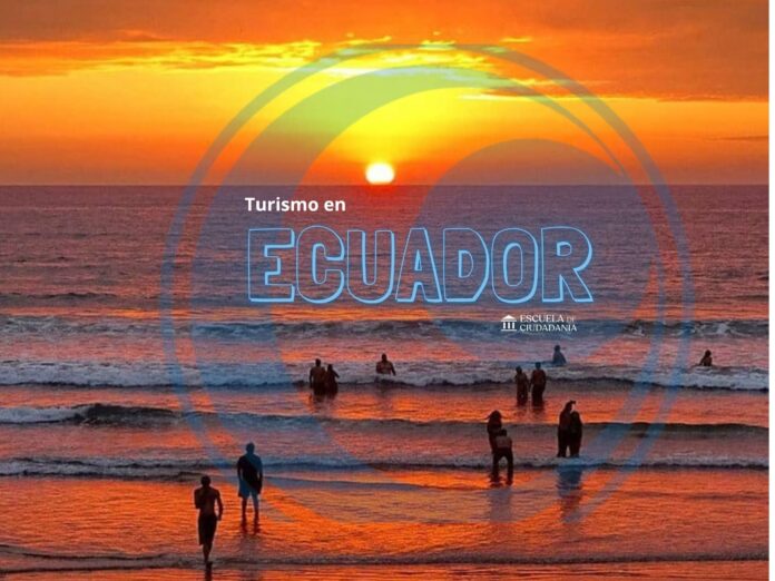 Atardecer en Montañita, Santa Elena. Esta imagen sintetiza el espíritu de la sexta entrega de Turismo en Ecuador: un recorrido por Esmeraldas, Manabí, Guayas y Santa Elena para redescubrir el vínculo entre el mar, la identidad y el desarrollo sostenible. Foto Javi