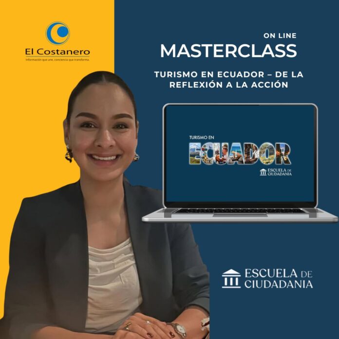 Gracias por acompañarnos. La Escuela de Ciudadanía cierra su primera etapa con la serie Turismo en Ecuador y las Master Class “De la reflexión a la acción”. Su participación hizo posible este camino que recién comienza. Vamos juntos hacia 2026. Foto: Imagen utilizada en la promo oficial de la Master Class 2025