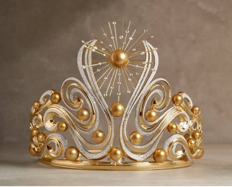 La corona de 2025 se convierte en una metáfora involuntaria, resplandece por fuera mientras el certamen enfrenta cuestionamientos profundos. Foto web