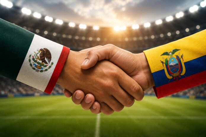 El fútbol volverá a reunir a Ecuador y México en territorio mexicano, mientras ambos países mantienen una crisis diplomática aún sin resolver. Foto El Costanero