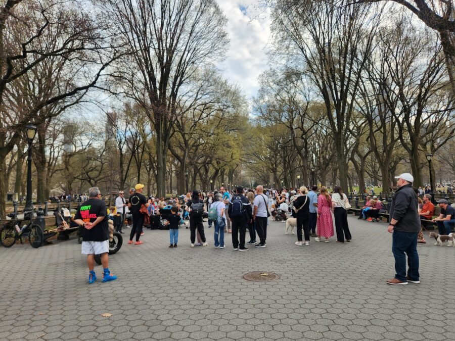 Central Park es al mismo tiempo espacio cotidiano para los neoyorquinos y uno de los lugares más visitados de la ciudad. Esa convivencia entre residentes y visitantes forma parte de los desafíos de gestionar un destino que también es hogar de millones de personas. Foto: archivo personal de Olga Guerra.